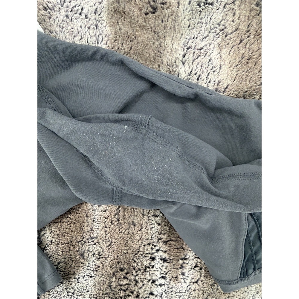 Alo Yoga Leggings Women S Gray Moto Mesh Cutout High-Waist Gym Running Active - Picture 8 of 10